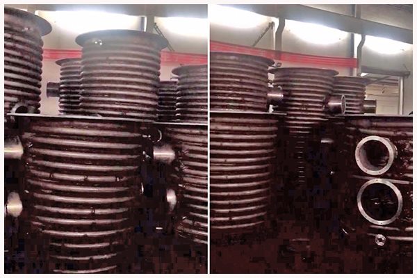 30臺新型耙式干燥機圓滿完成帶壓側試